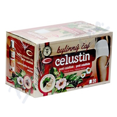 TOPVET čaj bylinný Celustin proti celulit.20x1.5g